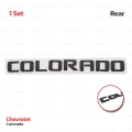 Logo โลโก้ "COLORADO" 8 ชิ้น สีดำด้าน สำหรับ Chevrolet Colorado Z71 ปี 2012-2020